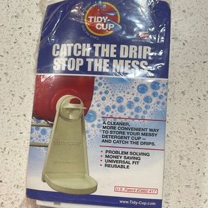 White Laundry Detergent Drip Catcher (Set of 2)